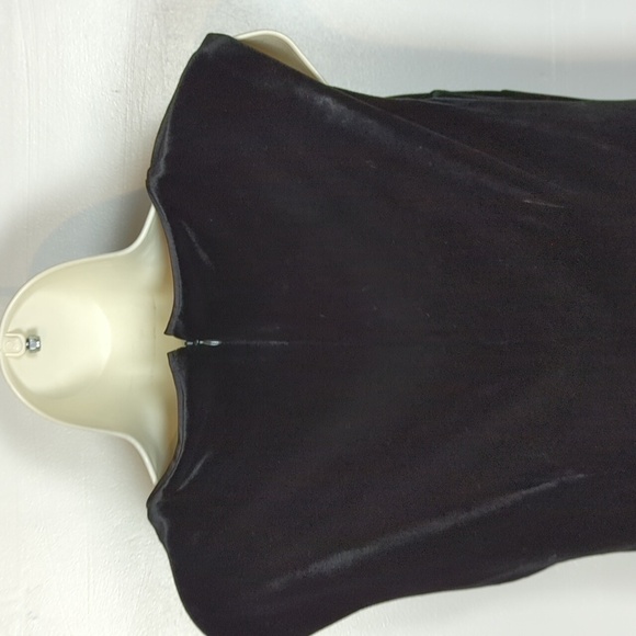 White House Black Market NWT Embroidered Velvet Shift Dress - Picture 6 of 11